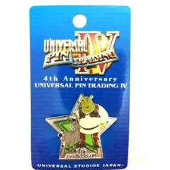 USJ4周年記念 　シュレックピンバッジ