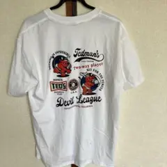Tedman's Devil League タイプTシャツ ホワイトXL