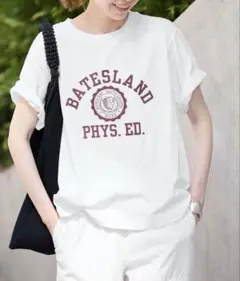 《キシリトール加工》Champion/チャンピオン SLOBE別注 ロゴTシャツ