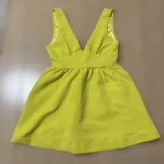 新品同様 DURAS デュラス ノースリーブ トップス イエロー 黄色 F