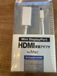 Mini DisplayPort to HDMI 変換アダプタ for Mac