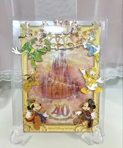 ママさま専用❤️ディズニー 40周年 フォトスタンド　フォトフレーム　新品　未開封 東京ディズニーリゾート 40周年 フォトフレーム 新品未開封