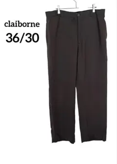 claiborne カーキズボン　36/30 スラックス　カジュアル　フォーマル