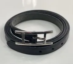 ■本物■未使用■HERMES エルメス レザーブレスレット アピ3 □H刻印 黒