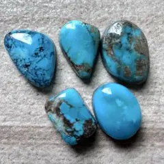 ターコイズ　ブルーセット　5P（18.2ct）※お値引き／バラ売り不可