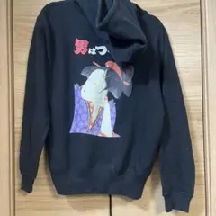 SAMURAI CORE 黒 パーカー サムライコア　男はつらいよ