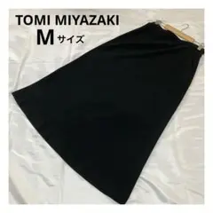 sizeM☆極美品☆Tomi Miyazaki セットアップ 黒無地 フォーマル sizeM☆極美品☆Tomi Miyazaki セットアップ 黒無地 フォーマル
