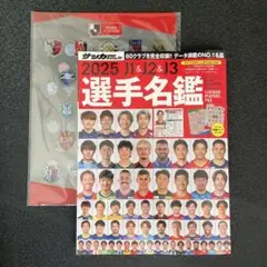 2025 J1&J2&J3 選手名鑑 サッカーダイジェスト　特製クリアファイル