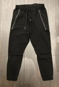 美品 EDWIN F.L.E. イージージョガーパンツ ES719 ブラック M