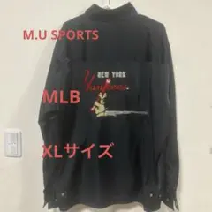 M.U SPORTS エムユースポーツMLBコラボ ヤンキース 黒ジャケットXL