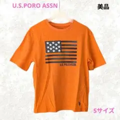 美品✨ U.S.PORO ASSN 杢オレンジ Sサイズ 半袖Tシャツ