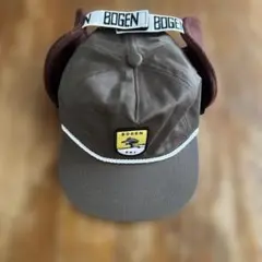 BOGEN 耳あて付きブラウンキャップ