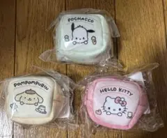 サンリオ ゆるっとシンプル ミニボアキューブポーチ 3個セット