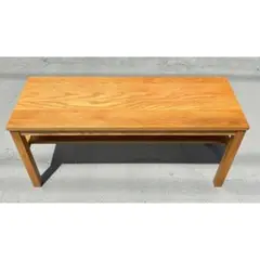 【無印良品】木製ベンチ 天然木 ローテーブル 幅100cm 希少 MUJI