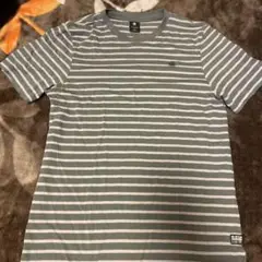 G-STAR ストライプ Tシャツ グレー