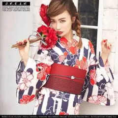 ❤️CREAMクリーム平子理沙浴衣❤️薔薇カラフル浴衣綺麗目大人お洒落完売品希少 ❤️CREAMクリーム平子理沙浴衣❤️薔薇カラフル浴衣綺麗目大人