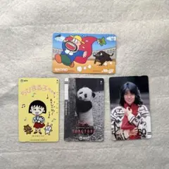 キャラクターテレホンカード　4枚セット　使用済