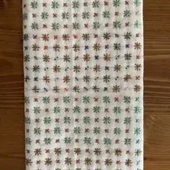 刺し子　ふきん⑥素人の練習作品です。