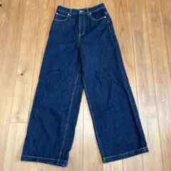 サイズ25☆SONNY LABEL☆ワイドデニムパンツ ダークブルー