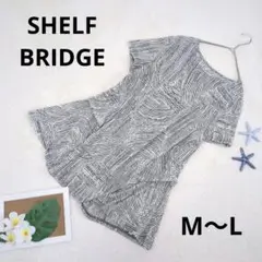 SHELF BRIDGE ▶ チュニック M〜L 白 韓国製 ほんのりシアー