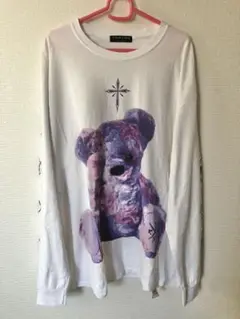 TRAVAS TOKYO furry bear クマ 熊 カットソー ロンT 白