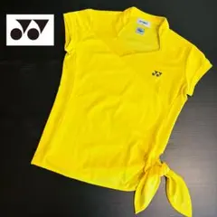 ヨネックス　Tシャツ　イエロー　サイドリボン　ベリークール　テニス　バド