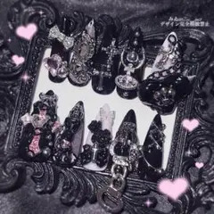 ネイルチップ 地雷 量産 サブカル ゴテゴテ ♡現品♡