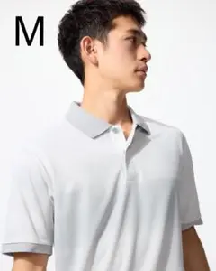 ★新品未使用★UNIQLO ユニクロ ドライEXポロシャツ 錦織圭モデル グレー