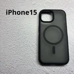 iPhone15 ケース　ブラック