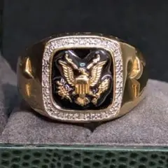 ダンベリーミント US Air Forceアメリカ空軍 ミリタリーリング 14K