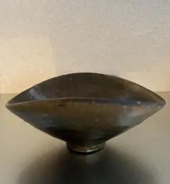 茶碗　無地刷毛目碗　杉本立夫　号は泥牛　　京都大吉主人　抹茶碗　桐箱入 茶碗 無地刷毛目碗 杉本立夫 号は泥牛 京都大吉主人 抹茶碗