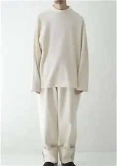 【Nest Robe Confect】モックネック コットン プルオーバー