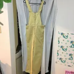 イエロー サロペット