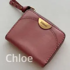 Chloeクロエ コンパクト財布 二つ折り財布 ピンク