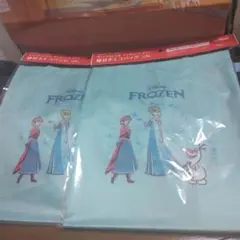非売品 KIRIN ディズニー 紐付き エコバッグ アナ雪 2個 アナと雪の女王