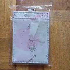 新品　マイメロディ 定期入れ　パスケース キーホルダー付き