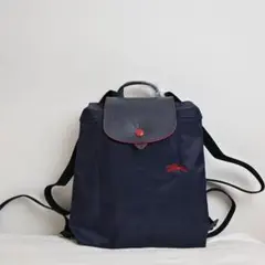 LONGCHAMP ロンシャン 折り畳みミニリュック　ネイビー