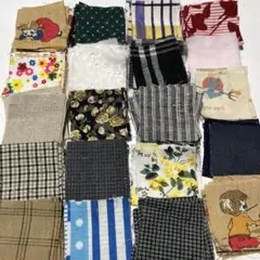 生地 はぎれセット 多様なデザイン　カット済み4.5×4.5 200枚（1)