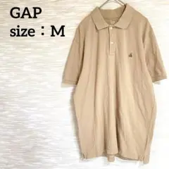 ギャップ GAP 半袖ポロシャツ【M】ストレッチピケ ブラナンベア 1265