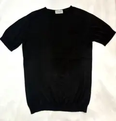 JOHN SMEDLEY 半袖ニット M (クリーニング済み) ⚠️訳あり