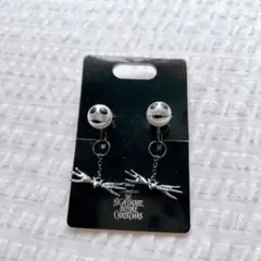 ディズニー ナイトメアビフォアクリスマス ティムバートン ジャック イヤリング