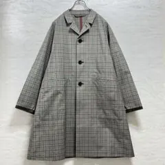 美品『トゥモローランド』バルマカーンコート グレンチェック オーバーサイズ