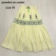 ◆ prendre un canon エスニック ティアード スカート M