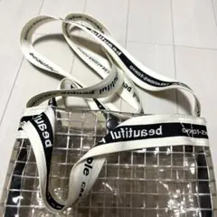 beautiful people ビニールサコッシュバッグ