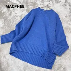 美品　トゥモローランド　マカフィー　ラムカシミヤ クルーネックプルオーバー