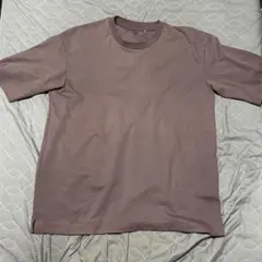 【美品】GU ドライポンチT L パープル/ピンク系