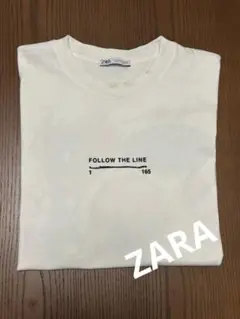 ZARAバックプリントTシャツ