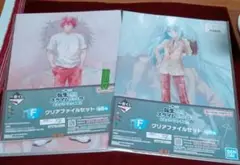 転スラ　一番くじ　私立テンペスト学園Ⅱ　クリアファイルセット　リムル　ベニマル