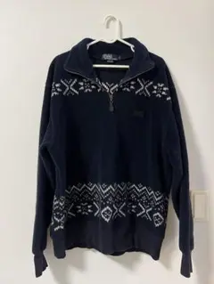 90s USA製 雪柄 POLO RALPH LAUREN フリース