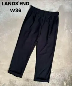 LANDS'END ランズエンド　2タックスラックス W36